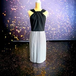 Elegant Black and Gray Women's Dress